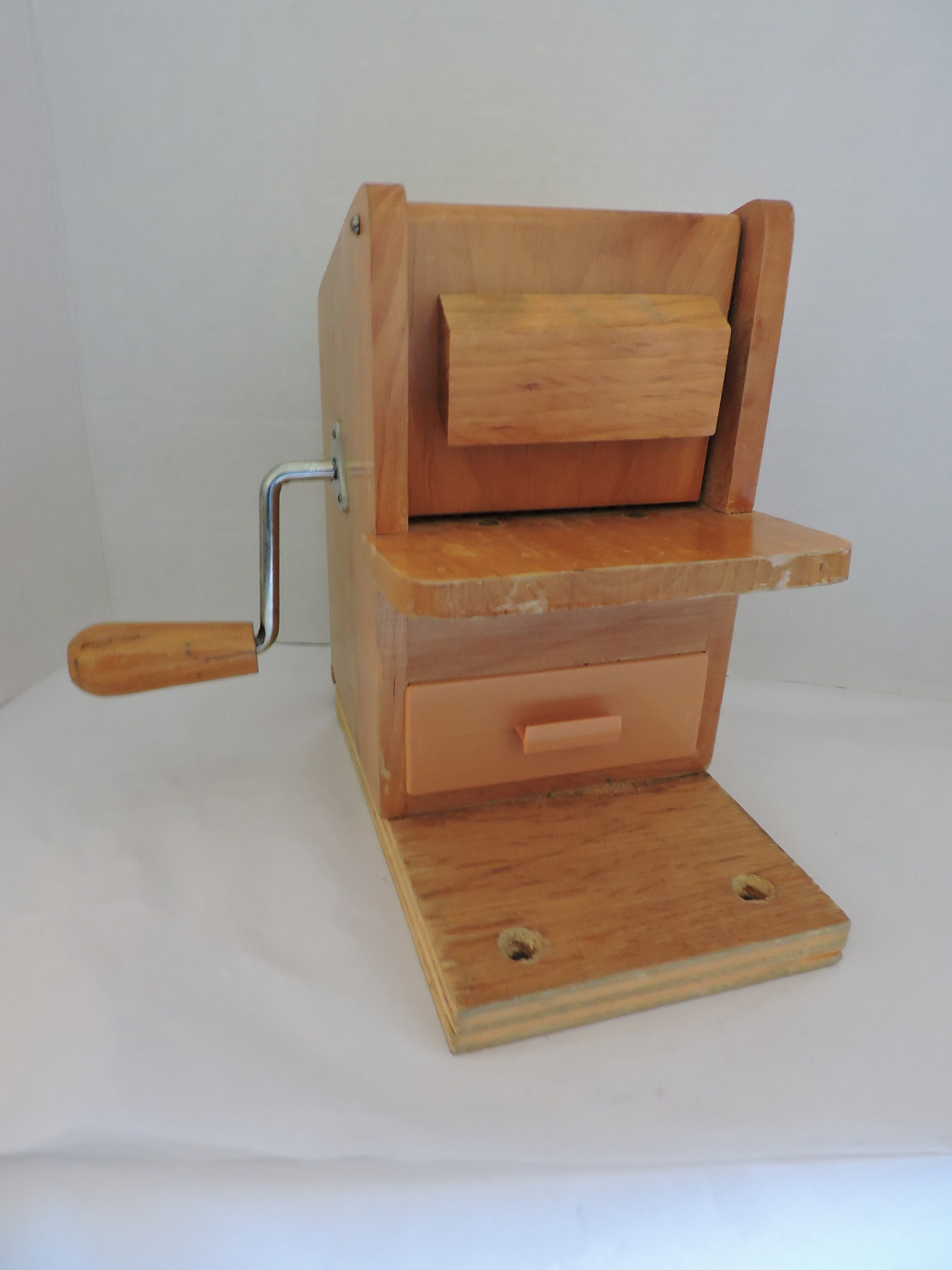 Dropship Wooden Grater Box With Drawer Eco-Friendly Parmesan