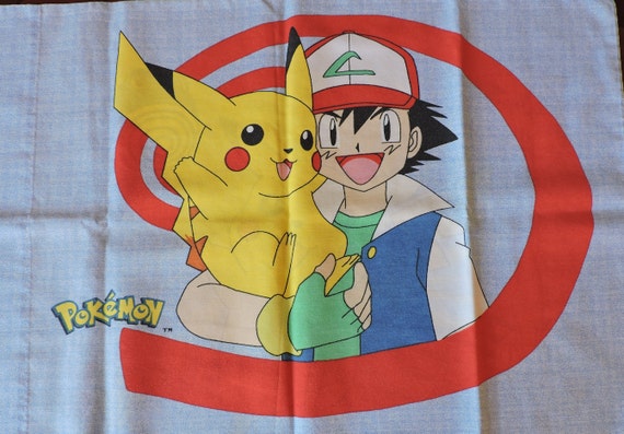 Pokemon Pillowcase Pikachu Character Anime 1998 Nintendo Collectible  Cartoon Characters 2 Sided Standard Pillow Case Bed Linen Vintage -   Denmark