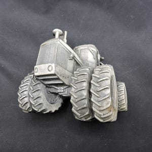 Vintage 1980 Tractor Serial A-39 Vintage Belt Buckle Metal Belt Bergamot Brass Works Collectible Buckles