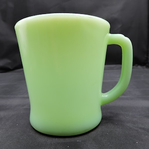 Jadite Fire King Green Jade Jadeite Coffee Mug Martha Stewart Favorite Anchor Hocking Mug Mid Century 1948-51 Modern Collectible Kitchenware