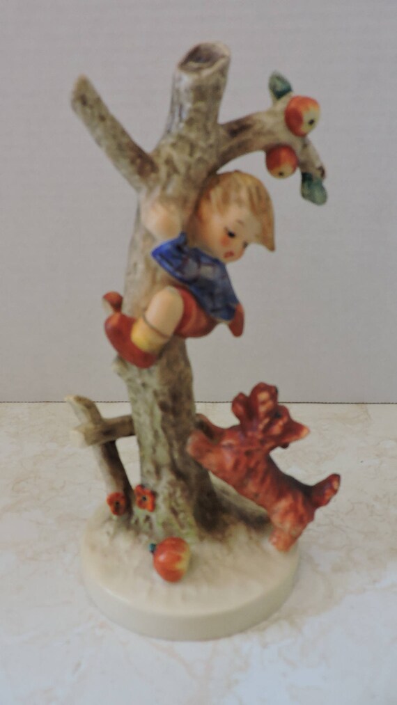 boy in apple tree hummel figurine