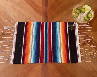 Set of 4 Mexican Zarape Multi Color Fiesta Placemats
