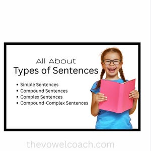 Types of Sentences/Sentence Structure: Simple, Compound, Complex, Compound-Complex printable no-prep activities (Digital Download)