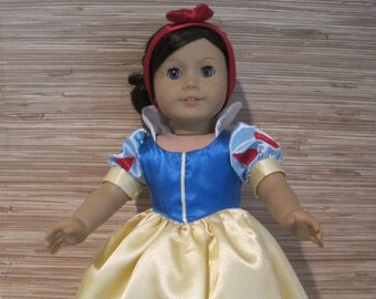 18" Disney Princess Costume: Snow White