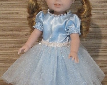 14.5" Doll Special Occasion Outfit, Four Style/Fabric Choices