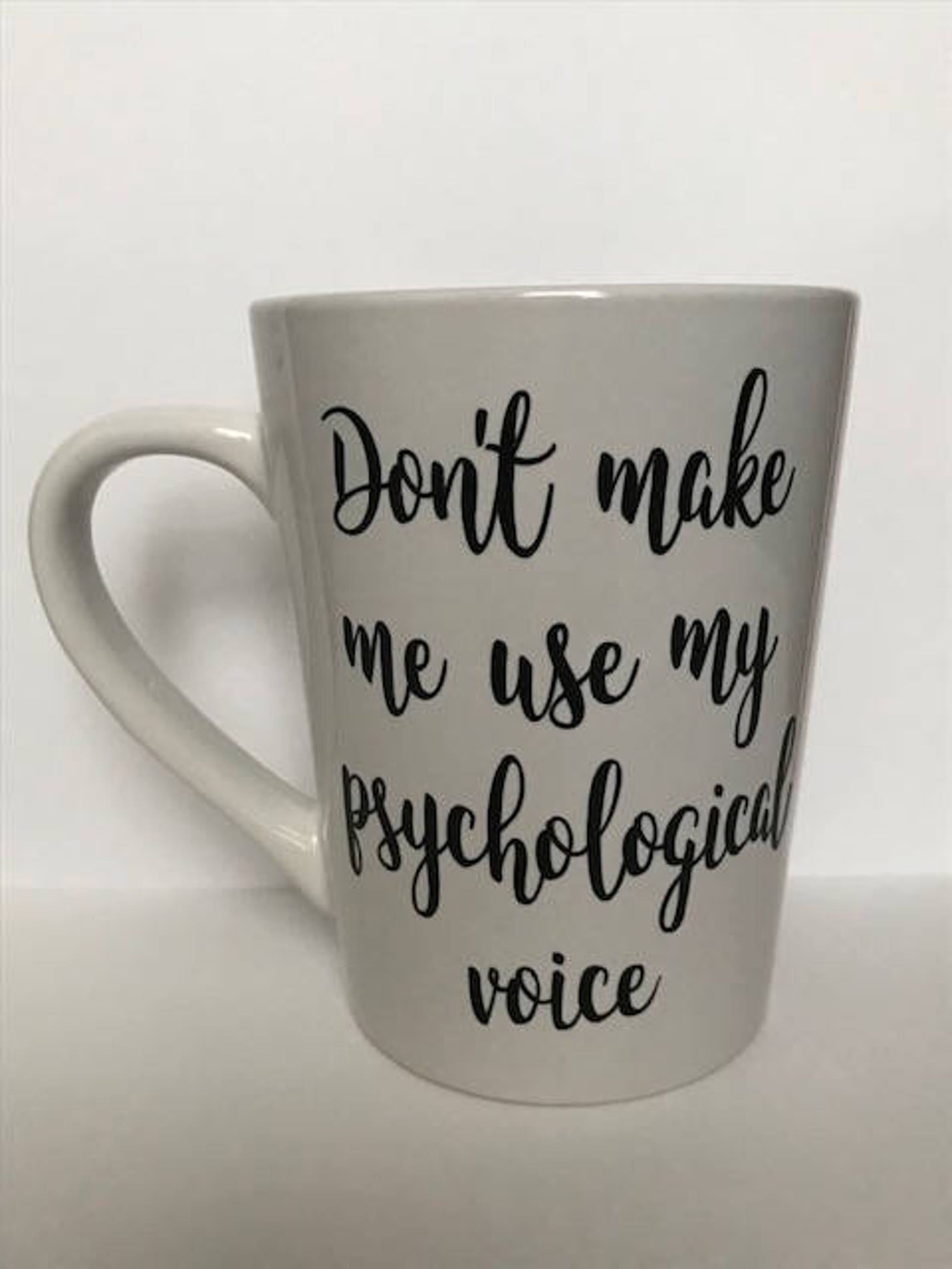 Psychological Voice Mug Psychology Professor Mugs School Psychologist