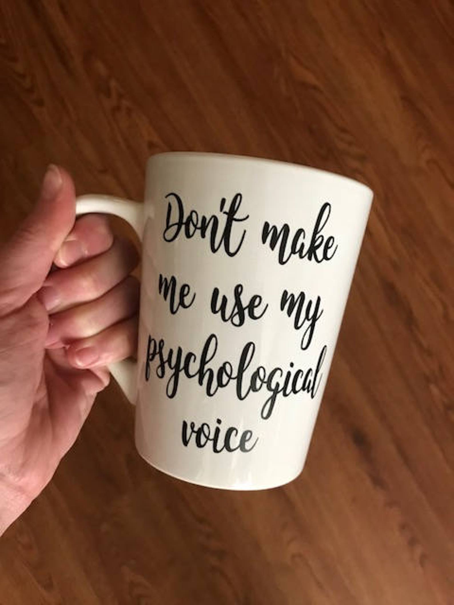 Psychological Voice Mug Psychology Professor Mugs School Psychologist