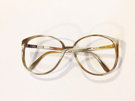 Oversized Eyeglasses L’Amy Womens Eyeglasses Caram