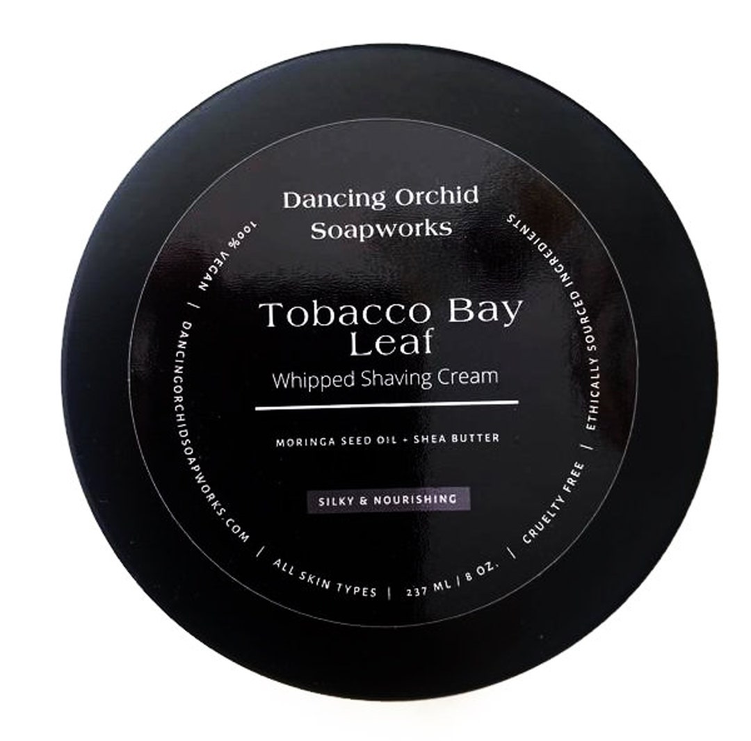 Tobacco Bay Leaf Whipped Shaving Cream Etsy