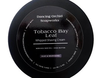 Tobacco Bay Leaf Whipped Shaving Cream