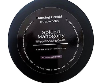 Spiced Mahogany Whipped Shaving Cream