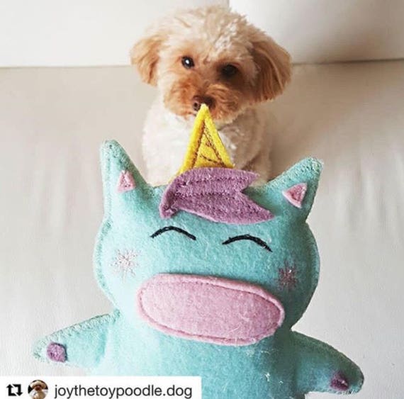 Plush unicorn game for dogs unicorn pet toy for dog | Etsy
