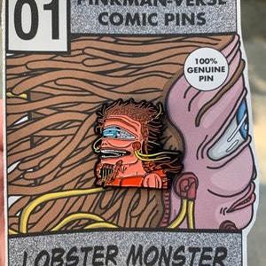 Lobster Monster Soft Enamel Pin