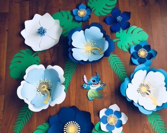 Stitch From Lilo And Stitch Birthday Number Decorated Number Etsy