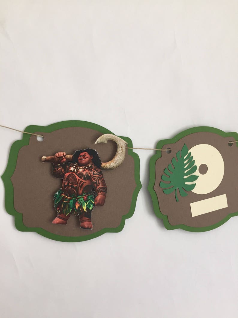 Maui name banner Maui birthday sign Maui birthday Maui Etsy