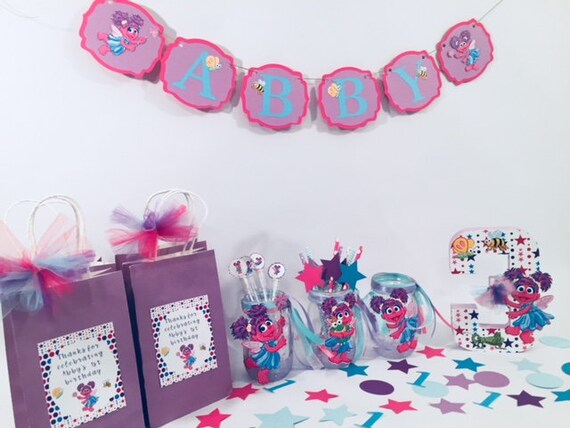 Abby Cadabby Complete Party In A Box For Birthday Party Etsy