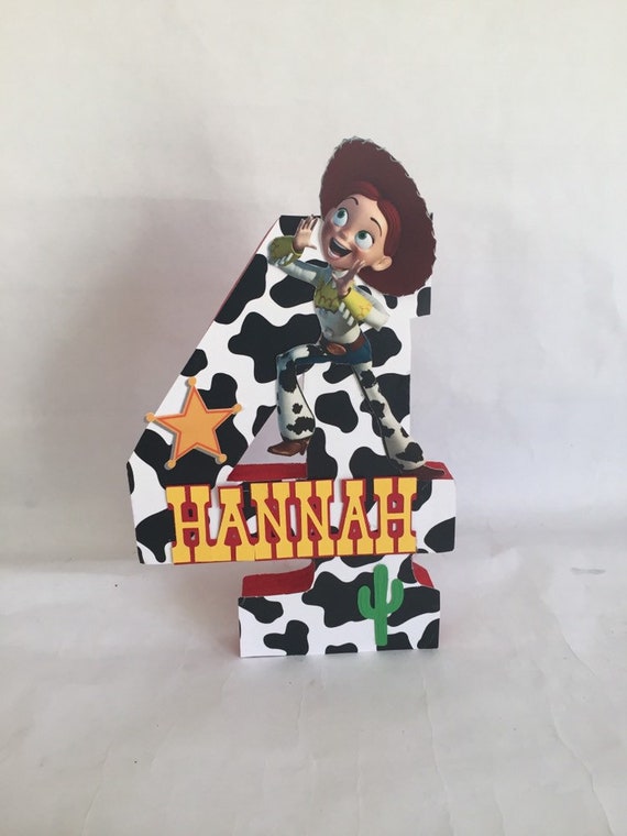 Jessie Toy Story Birthday Number Toy Story Birthday Etsy