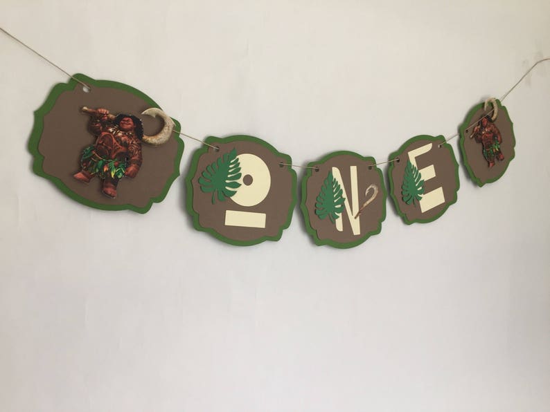 Maui name banner Maui birthday sign Maui birthday Maui Etsy
