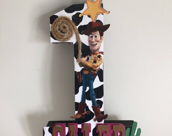 Toy Story number, Toy Story birthday, Woody number, Toy Story centerpiece, Toy Story 3, Toy Story