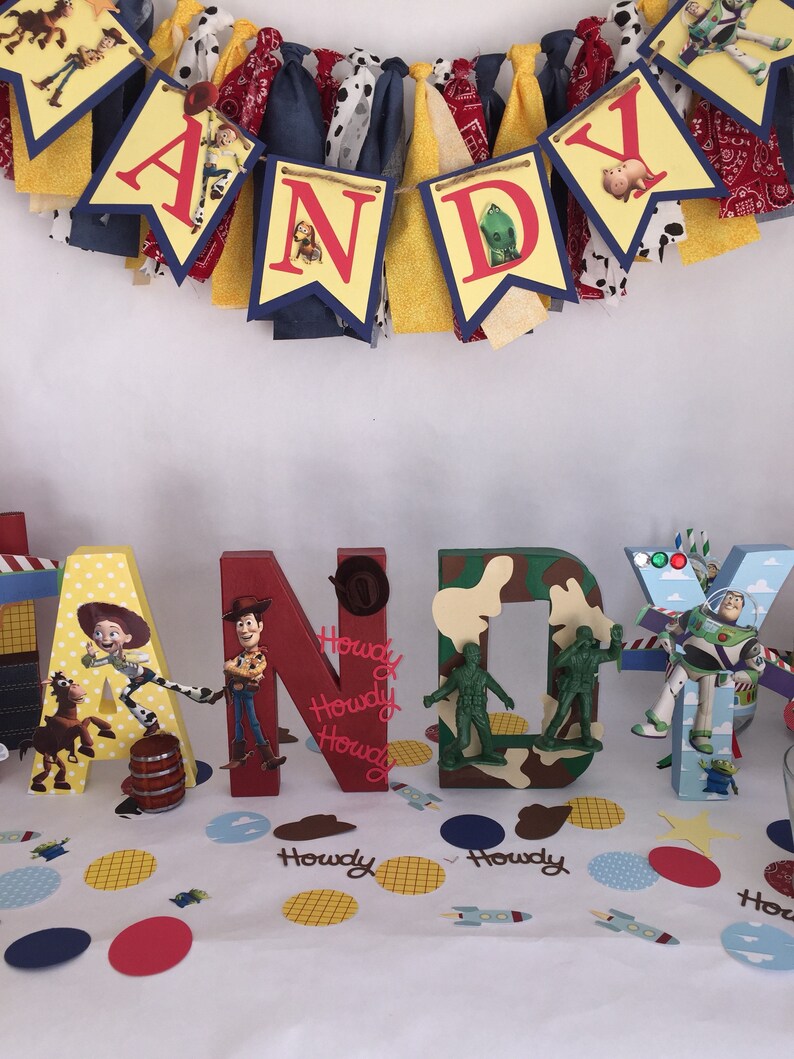 Toy Story bannière joyeux anniversaire Toy Story | Etsy