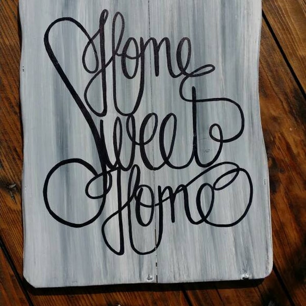 Tableau Home sweet home / panneau decoratif en bois/affiche/scrabble