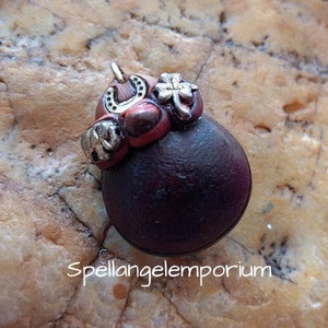 Ojo De Buey Babalawo Blessed Pendant Charm / Ojo de Buey Bendecido por Babalawo Dije Colgante Talisman Santeria Ifa Yoruba