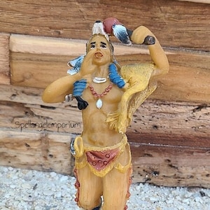 Indian Statue~ Estatua de Indio ~Santeria / Ifa / Yoruba 5&quot;