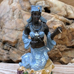 Yemaya Statue Blessed with waters of Yemaya~ Estatua de Yemaya bendesida ~Santeria / Ifa / Yoruba