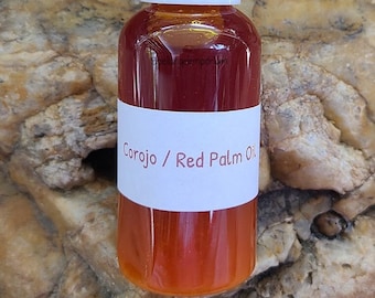 Aceite de Palma Roja / Manteca de Corojo / Epo 3oz. ~ Santería, Ifa, Yoruba, Lukumi