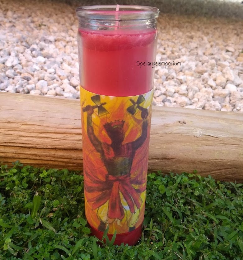 Set of Six 5 Day Orisha Candles Elegua Obatala Ochun Etsy