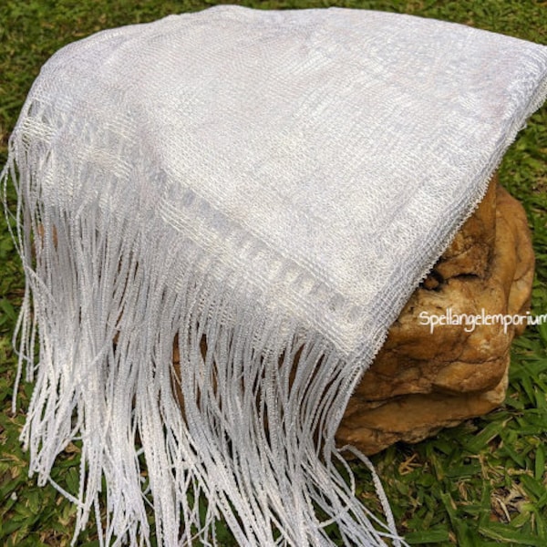 Shawl for Iyawo Santeria Religious ceremonies - Chal Blanca para Iyawo -  Santeria Santo Ifa Yoruba