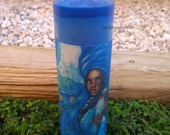 Yemaya 5 Day Candle ~ Vela 5 Dias Yemaya ~ Yemoja