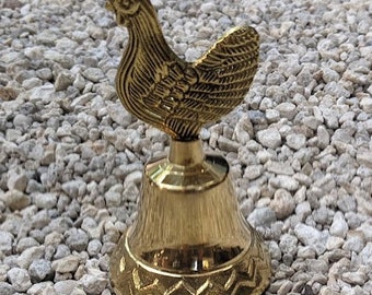 Rooster Bell Blessed ~ Campana de Gallo Bendecido ~Santeria / Ifa / Yoruba Oshun Bell