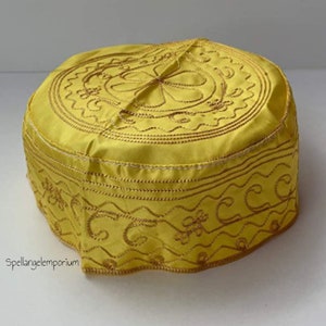 Ochun Santeria Hat, Spiritual Masses, Religious ceremonies - Gorro de Ochun - Santeria Rogacion  Misa Espiritual