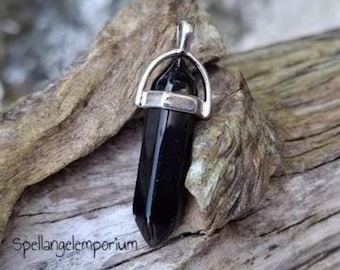 Elegua Blessed Black Obsidian Good Luck Charm/Pendant ~ Dije de Elegua Bendecido - Eleggua Blessed Charm - Eleggua Colgante - Santeria Ifa