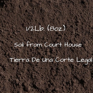 Court Soil ~ Soil from Court House ~ Tierra de una Corte Legal ~ Ifa, Yoruba, Santeria, Palo~