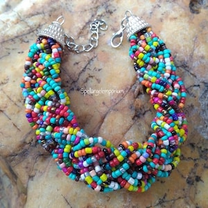Osain Blessed Bracelet ~ Pulso de Osain Bendecido ~Ozain Pulso Bandera