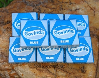Govinda Añil Cuadritos 8uds. ~ Cuadrados de Añil Azul Govinda 8pzs.  - Santería, Ifá, Yoruba, Lukumi