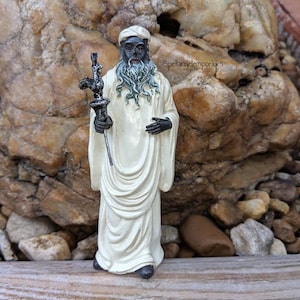 Obatala Statue Blessed with waters of Obatala~ Estatua de Obatala bendesida ~Santeria / Ifa / Yoruba