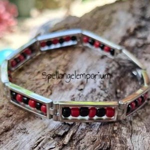Elegua Blessed Stainless Steel Ilde Bracelet ~ Ilde de Elegua - Ilde de Eleggua Acero Inoxidable Bendecido  - Santeria Ifa