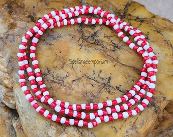 Chango Eleke Blessed-ketting ~ Chango Bendecido-halsband ~ Eleke de Chango Santeria/Ifa /Yoruba Sango