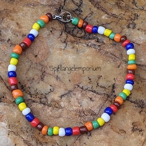 Osain Blessed Bracelet 8&quot; ~ Pulso de Osain Bendecido 8&quot; ~Ozain Pulso Bandera