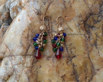 7 African Powers Protection Earrings ~ Aretes de las 7 Potencias Africanas ~ Santeria / Palo / Ifa