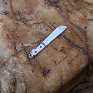Machete Silver Plated 2&quot; ~ Machete Platiado de  2&quot;~Santeria / Ifa / Yoruba~ Ogun - Oggun