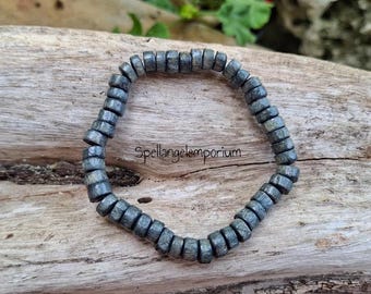 Ogün Gesegnetes Holz Perlenarmband ~ Pulso de Madera Bendecido de Ogün Bendecido ~Oggun Armband - Santeria / Ifa / Yoruba~