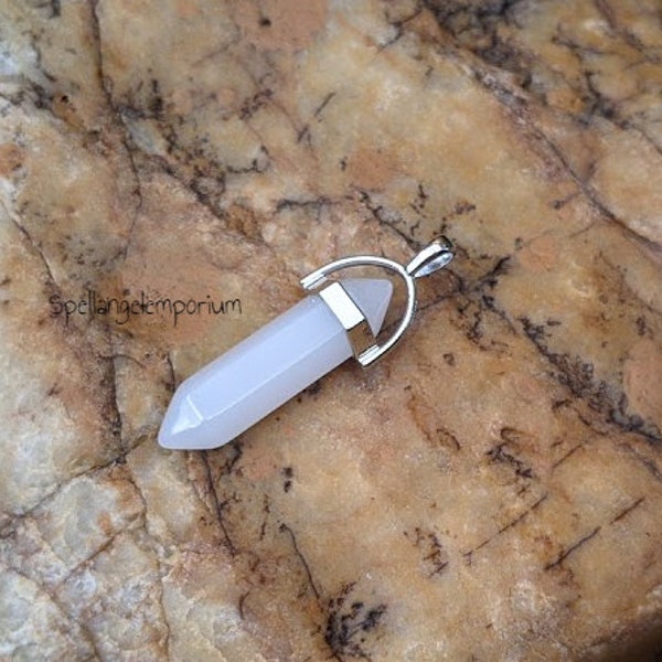 Obatala Blessed Quartz Pendant ~ Colgante de Obatala de Quarzo Bendecido ~ Santeria / Ifa / Yoruba~