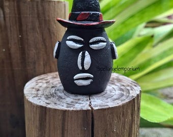 Eleggua Statue 3 Zoll ~ Etatua de Elegua 3 Zoll ~Santeria / Ifa / Yoruba - Eleggua