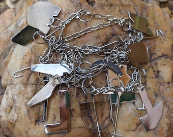 Ogun tool Chain/ Oggun tool chain / Achaba de Ogun / Cadena de Oggun / Santeria, Ifa, Yoruba, Palo