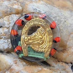 Wealth & Evil Eye Acrylic Talisman Blessed for Protection and Luck / Talismán de Acrilico Bendecido para Protección y Suerte