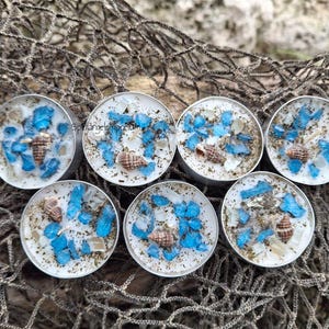 Yemaya Candle Ritual Set  - Yemaya Candle Spell Set- 7-Day Tealight Candle Ritual - Yemaya Candle Ritual - Yemaya Spell Kit - Santeria Ifa